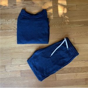 Vuori navy blue matching set
